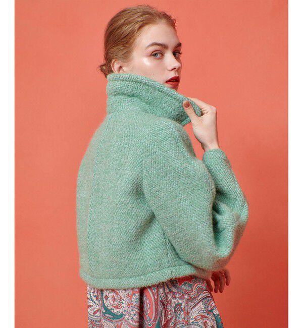 LOULOU WILLOUGHBY「【LOULOU WILLOUGHBY】BONOTTOステンカラージャケット」|ブルゾン・スタジャン|