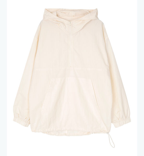 SEA DRESS「フロントジップアクティブパーカー」|ビキニトップス|アイボリー