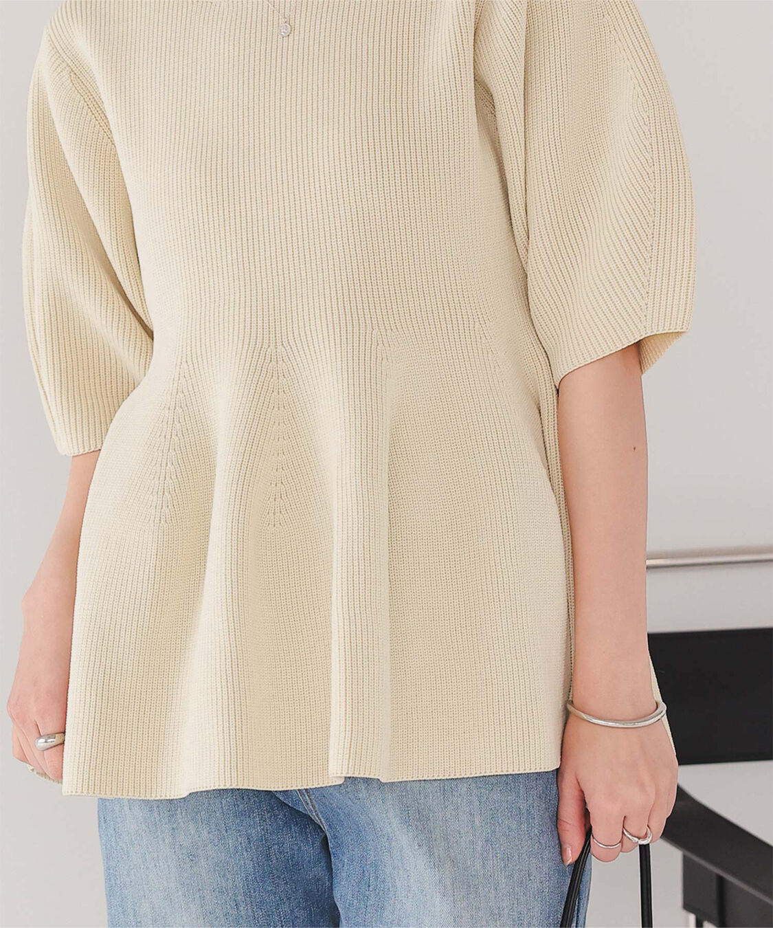 titivate「フレアデザインニットトップス」|ニット・セーター|