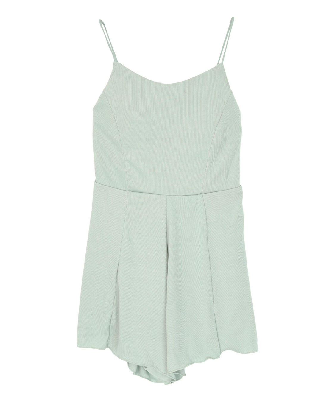 SEA DRESS「バックオープンシンプルロンパース/水着」|コンビネゾン|ミントグリーン