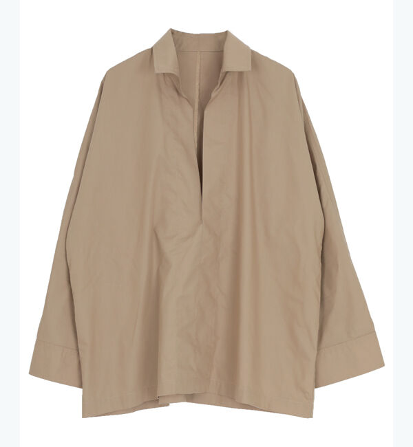 ur's「スキッパーネックドルマンスリーブオーバーサイズシャツ」|シャツ・ブラウス|