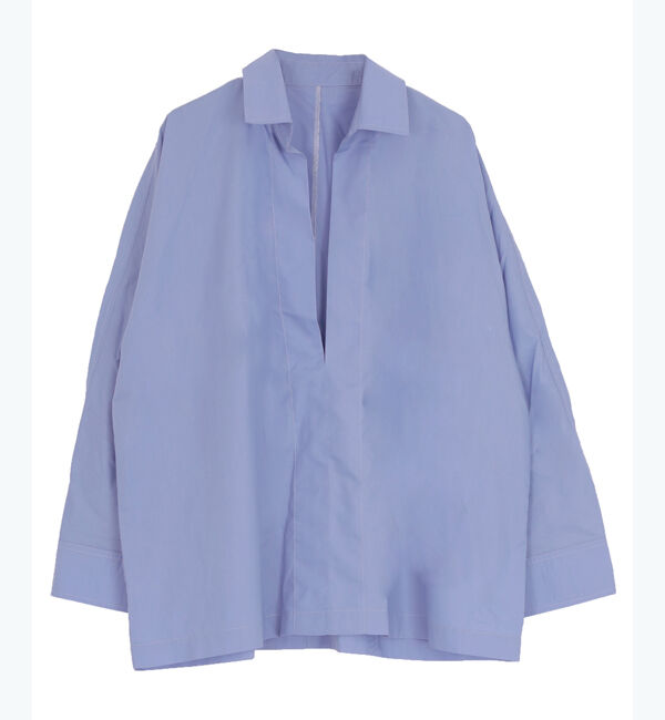 ur's「スキッパーネックドルマンスリーブオーバーサイズシャツ」|シャツ・ブラウス|