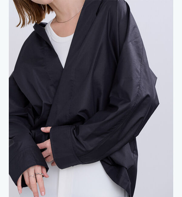 ur's「スキッパーネックドルマンスリーブオーバーサイズシャツ」|シャツ・ブラウス|