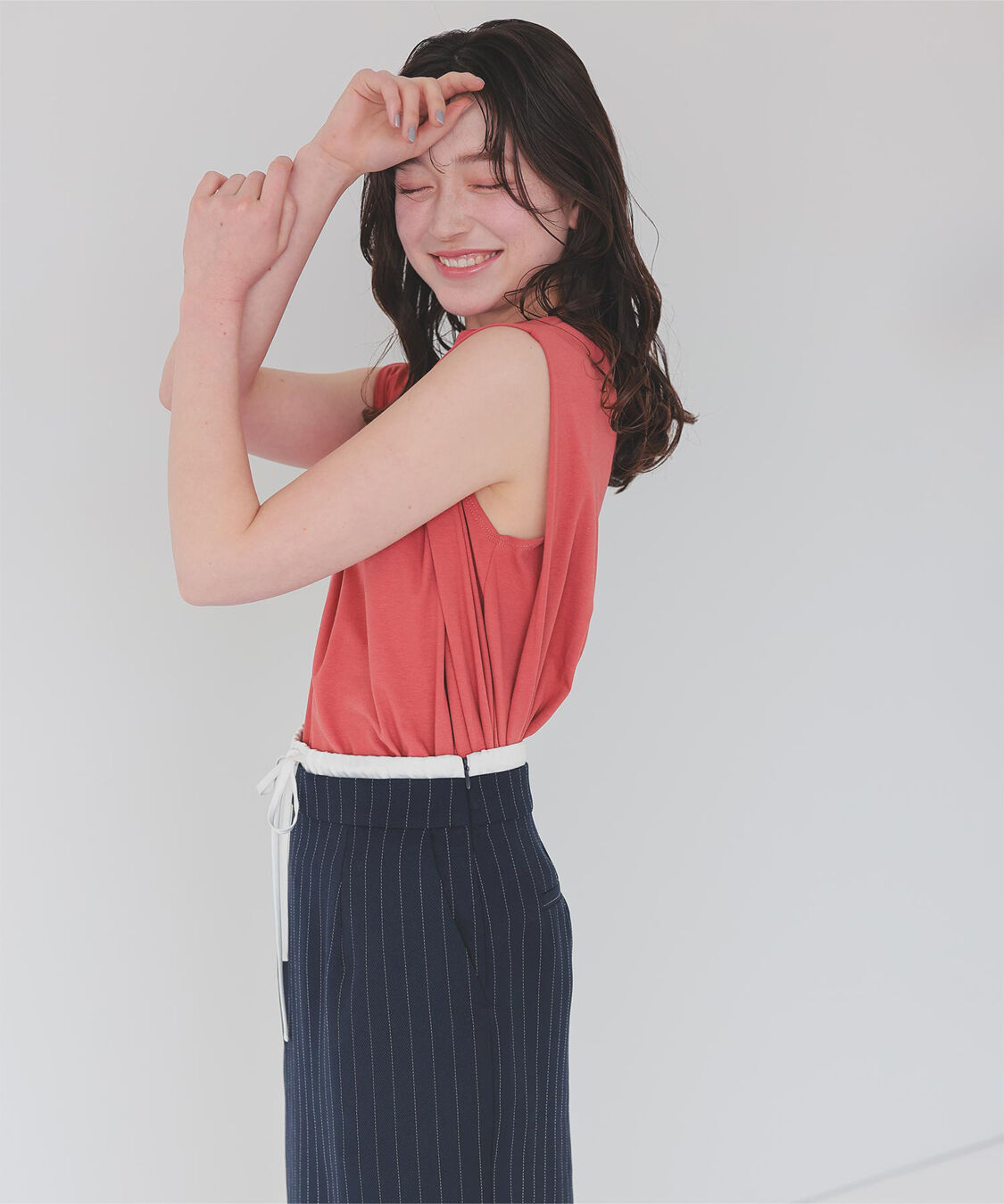 titivate「汗染み防止フレンチスリーブTシャツ」|Tシャツ・カットソー|