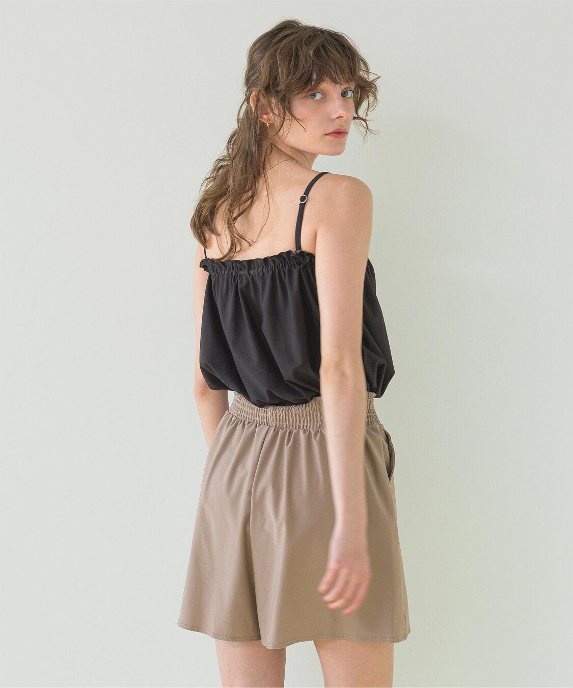 SEA DRESS「ウエストギャザーサスティナブルショートパンツ/水着」|ビキニ|