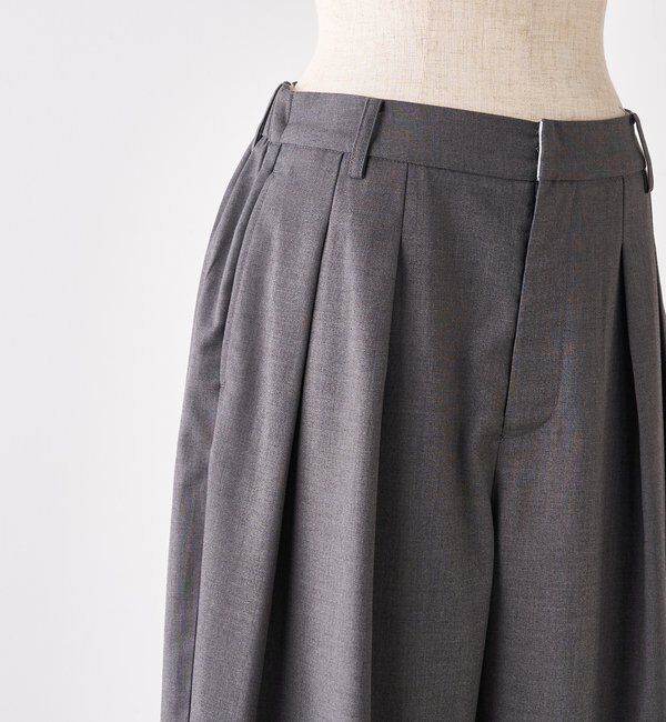  「【SMLサイズ展開】【セットアップ対応】TRツータックスラックスパンツ」|スラックス|