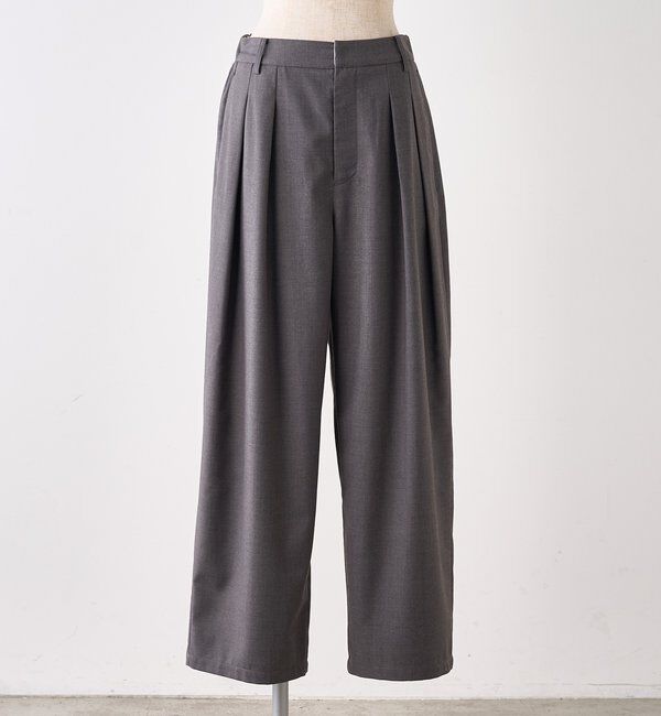  「【SMLサイズ展開】【セットアップ対応】TRツータックスラックスパンツ」|スラックス|