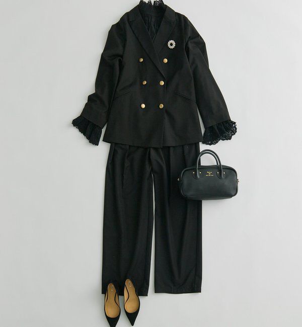  「【SMLサイズ展開】【セットアップ対応】TRツータックスラックスパンツ」|スラックス|