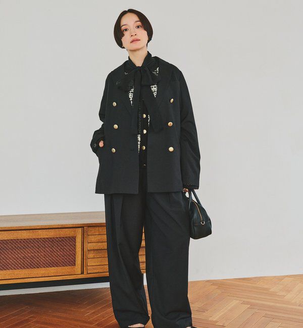  「【SMLサイズ展開】【セットアップ対応】TRツータックスラックスパンツ」|スラックス|