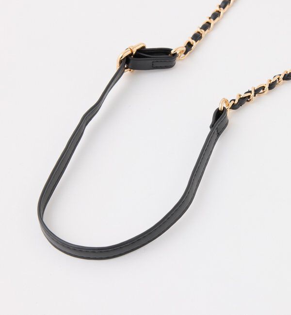  「スカーフ付きキルティングスマホショルダー」|ショルダー・メッセンジャー|