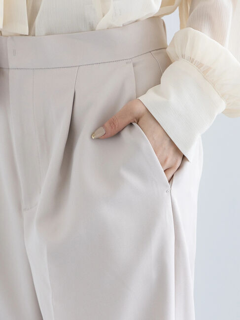 Te chichi「【セレモニーアイテム】タックストレートワイドパンツ（セットアップ可）」|その他|