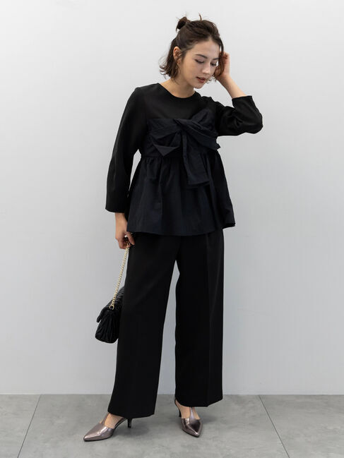 Te chichi「【セレモニーアイテム】タックストレートワイドパンツ（セットアップ可）」|その他|