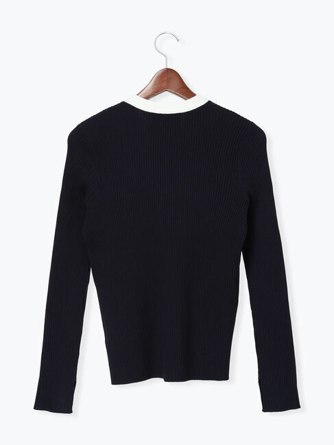 Te chichi「リブVネックカーディガン」|カーディガン|