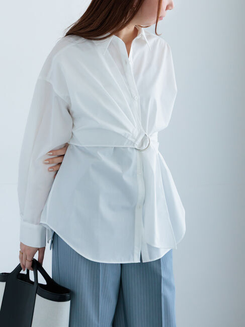 Te chichi「Dカンデザインシャツ」|シャツ・ブラウス|オフホワイト