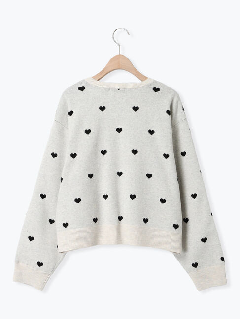 Samansa Mos2「裏地付ジャカードニットカーディガン」|カーディガン|