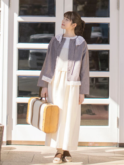 Samansa Mos2「【ゆべし&times;Samansa Mos2】襟取り外しブラウス」|シャツ・ブラウス|