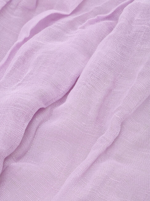 Samansa Mos2「【UVカット】麻綿シワ加工ストール」|その他|