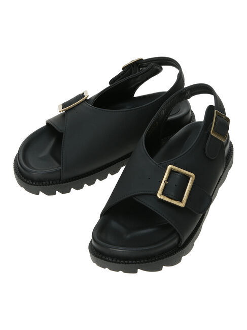 Samansa Mos2「バックルベルトサンダル」|サンダル|