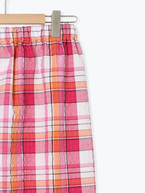 Samansa Mos2「【UVカット】チェック柄ナロースカート」|スカート|