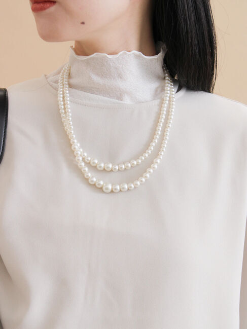 sm2rhythm「ノーカラーブラウス」|シャツ・ブラウス|