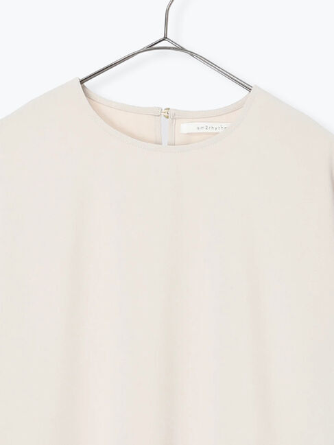 sm2rhythm「ノーカラーブラウス」|シャツ・ブラウス|