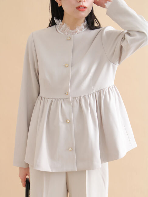 sm2rhythm「レースボウタイブラウス」|シャツ・ブラウス|