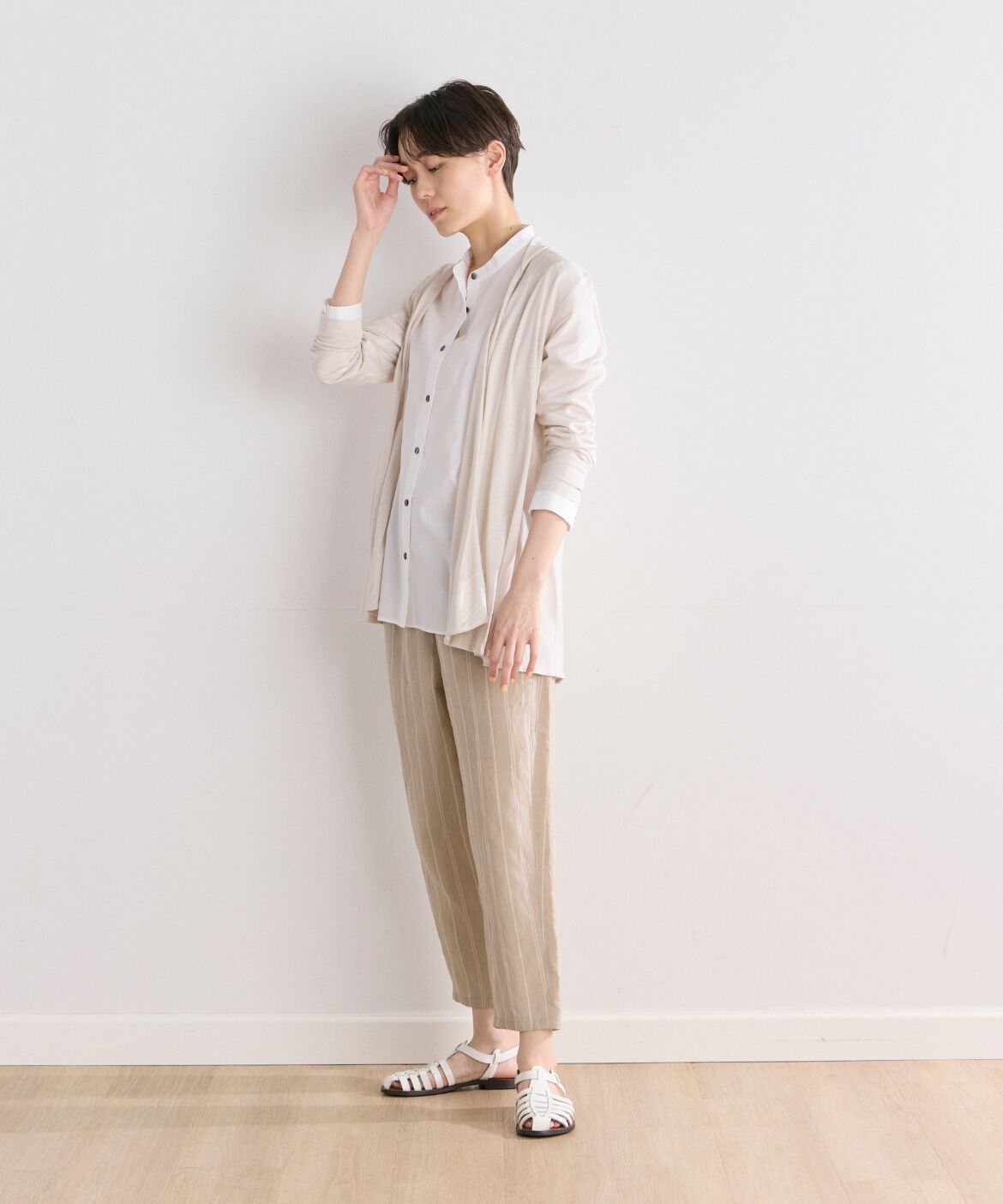 DAY by DAY it&rsquo;s international「オーガニックコットンバンドカラーシャツ」|シャツ・ブラウス|