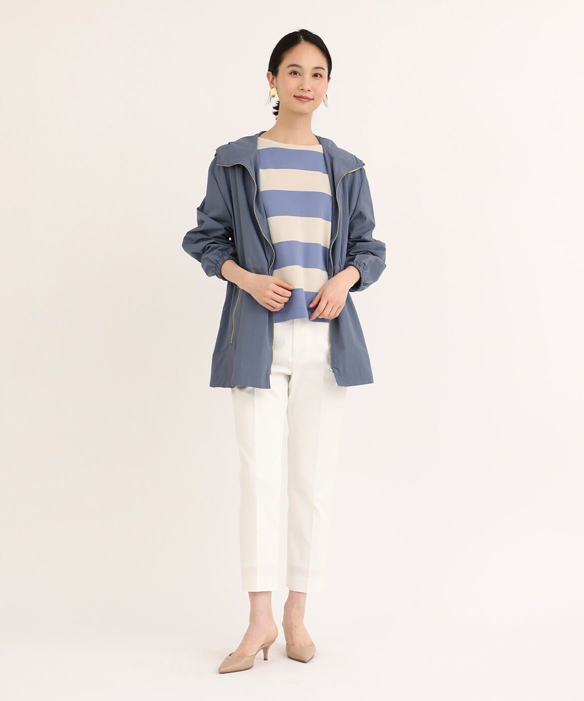 7-IDconcept.「《大きいサイズ》 コットンポリエステルストレッチベーシックパンツ」|その他|