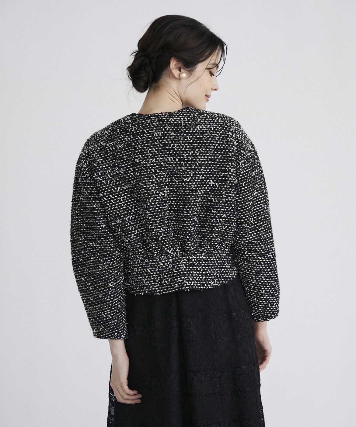 Maglie le cassetto「《M Maglie le cassetto》スパンコールツイードジャケット」|その他|