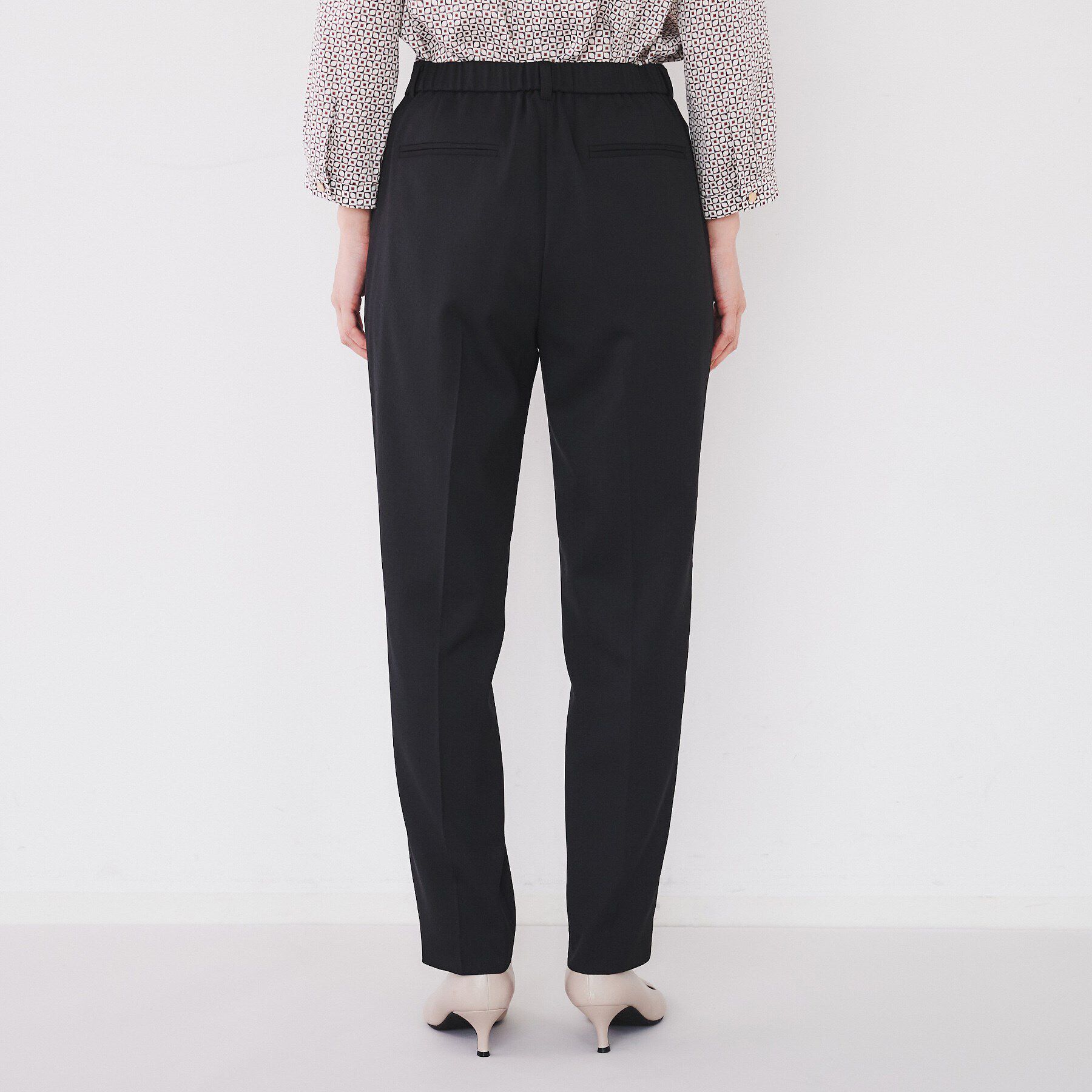 UNTITLED「【洗える通勤スーツ】レジェールギャバ ストレッチテーパードパンツ」|その他|