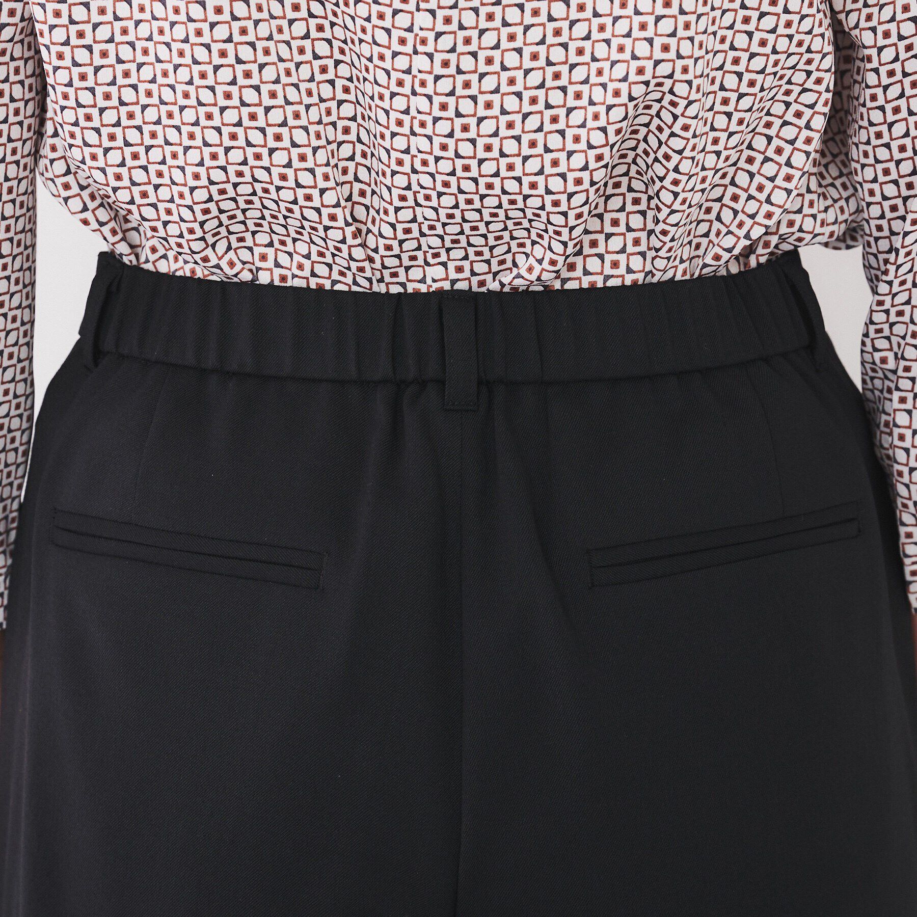 UNTITLED「【洗える通勤スーツ】レジェールギャバ ストレッチテーパードパンツ」|その他|