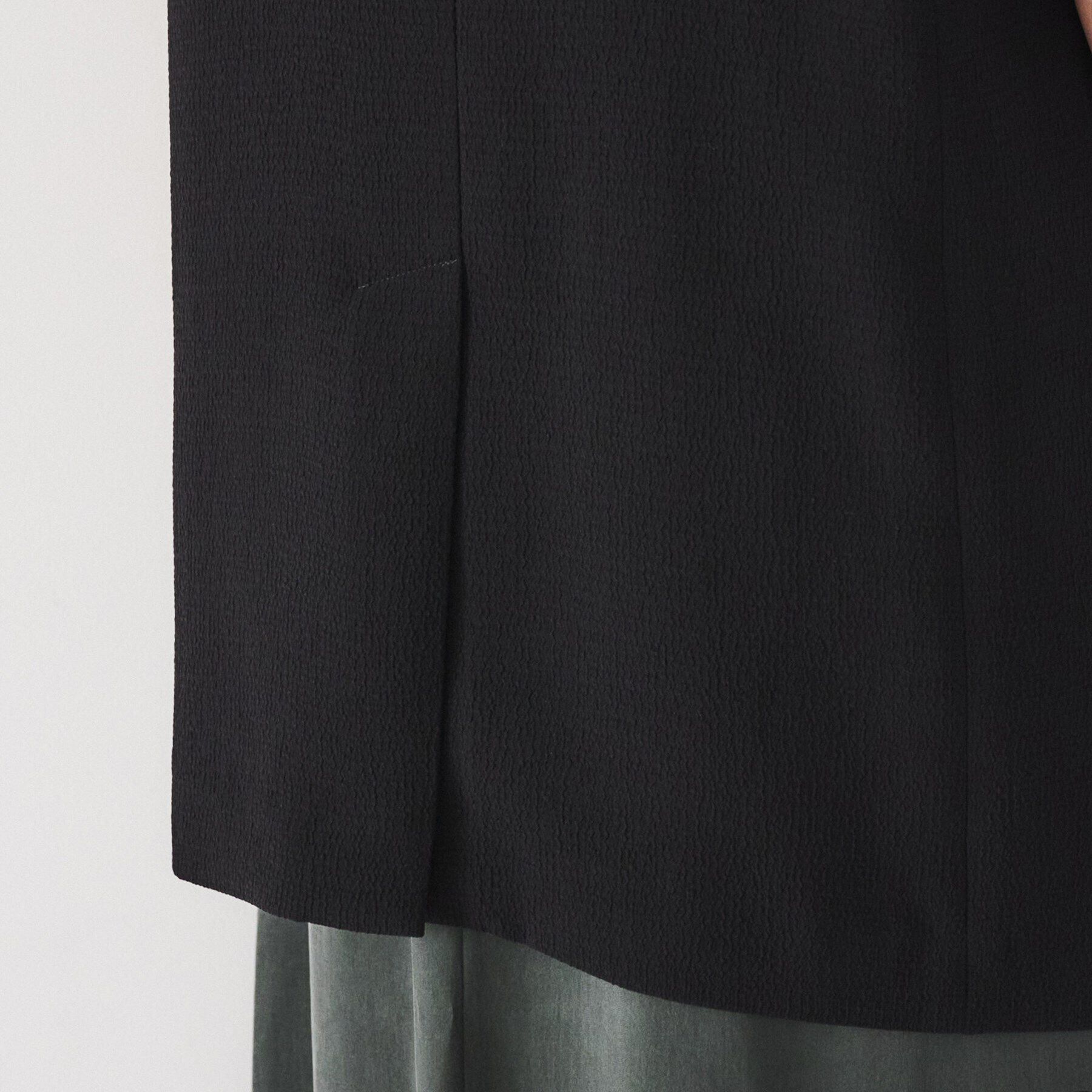 UNTITLED「【凹凸素材/セットアップ可】クレープダブル テーラードベスト」|ベスト・ジレ|