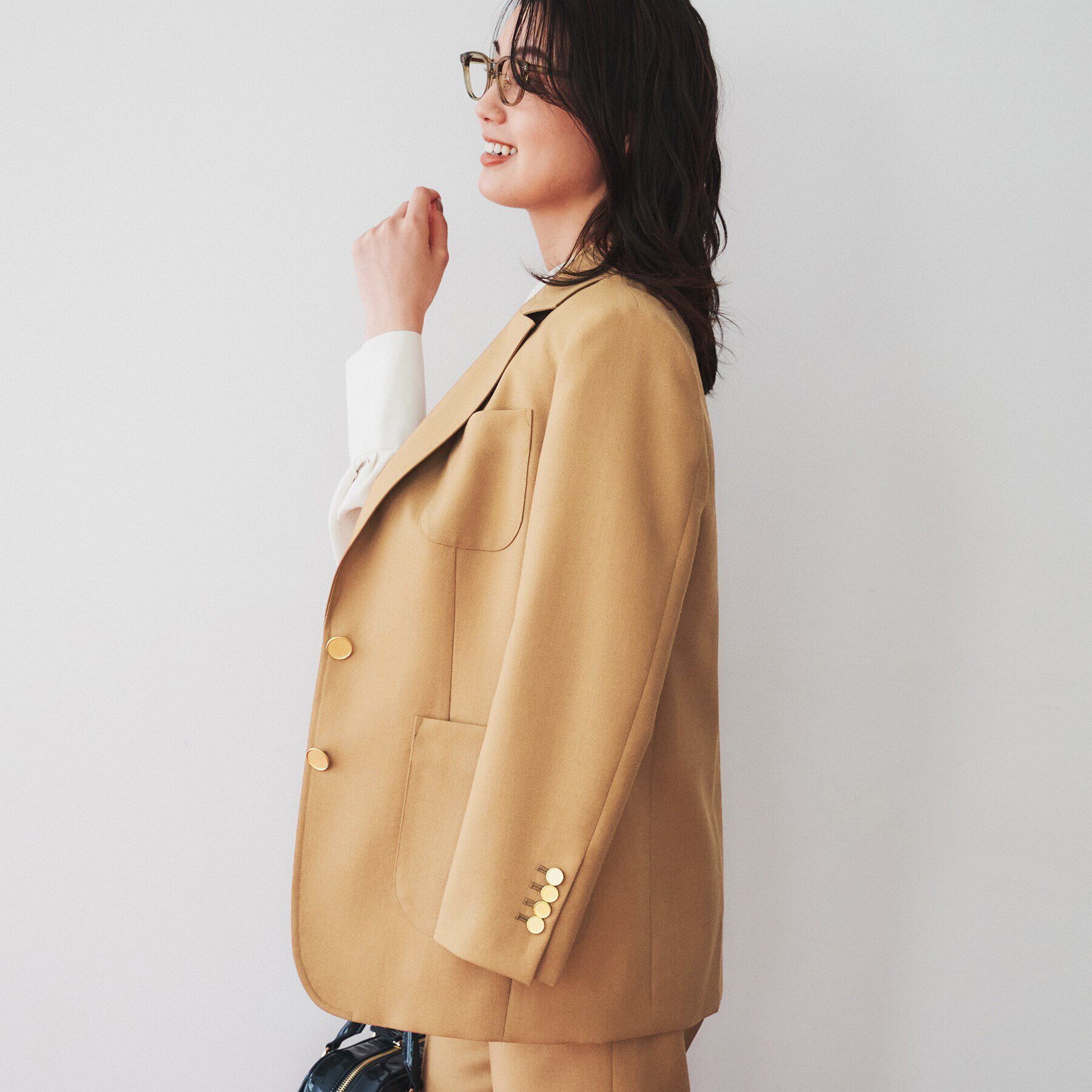 UNTITLED「【紺ブレ/セットアップ可能/テーラード】オックスブレザー」|テーラードジャケット|