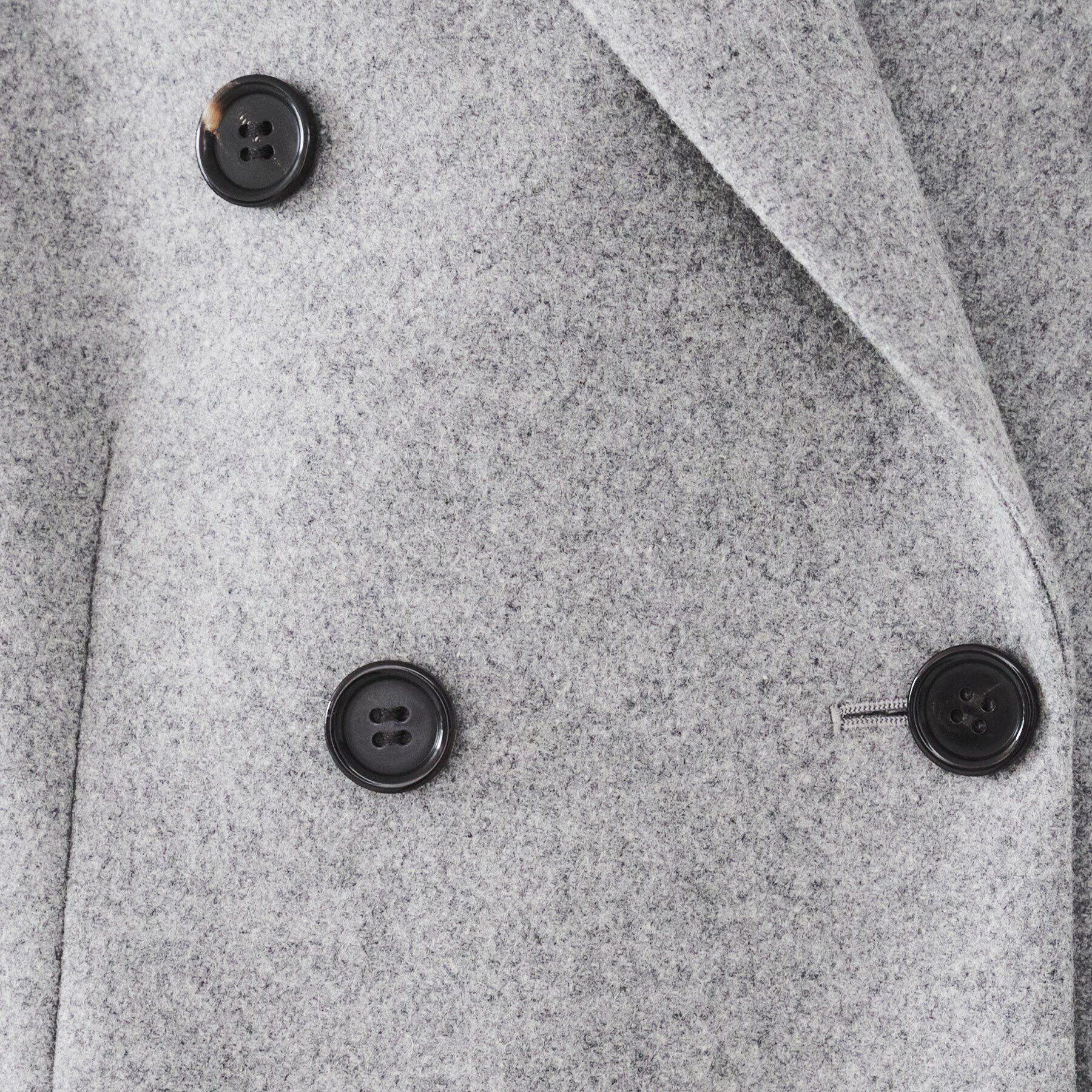 UNTITLED「【ミドル丈/日本製/イタリア素材】ウールメルトン ピーコート」|ピーコート|