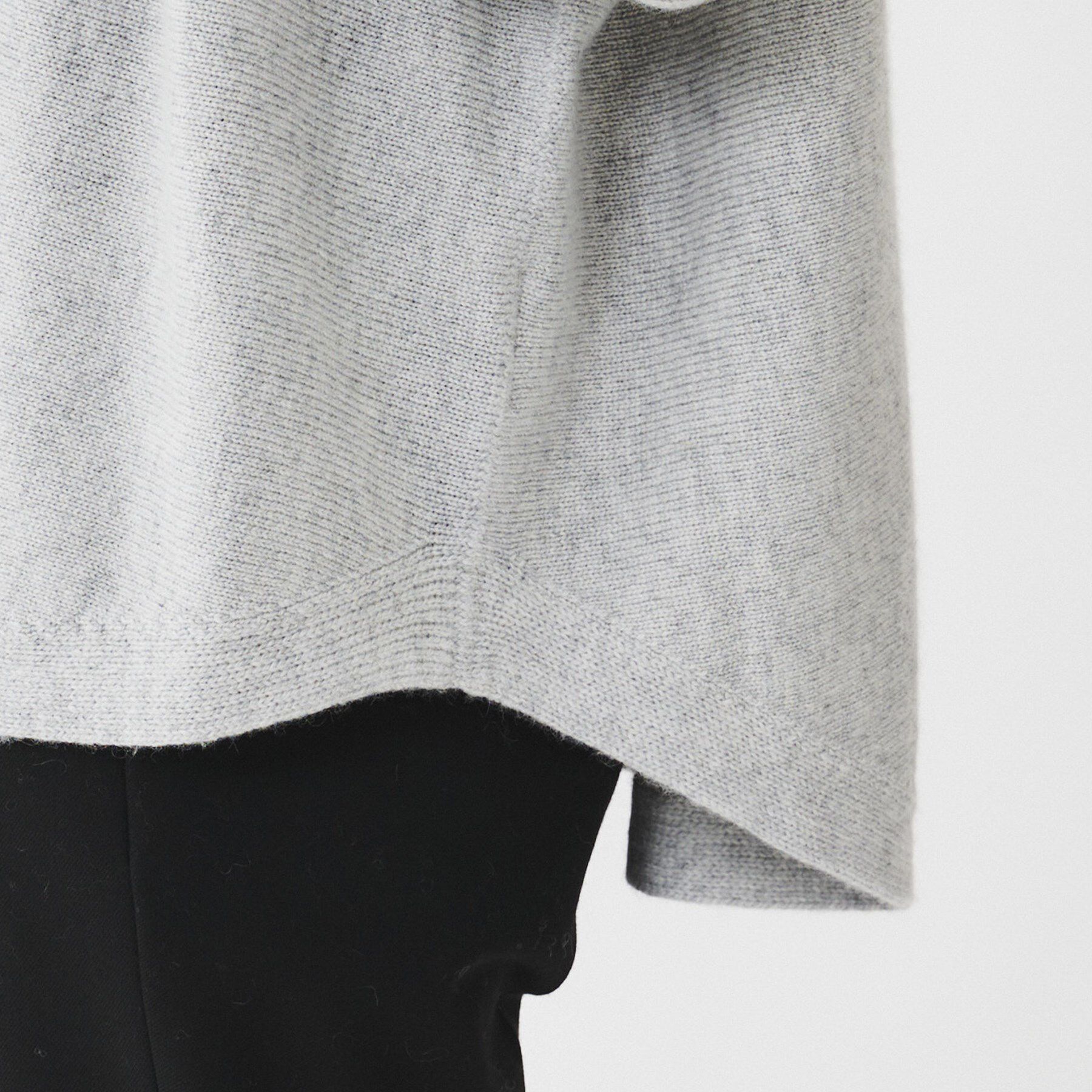 UNTITLED「ウールシルクカシミヤミックス ボートネックプルオーバーニット」|ニット・セーター|