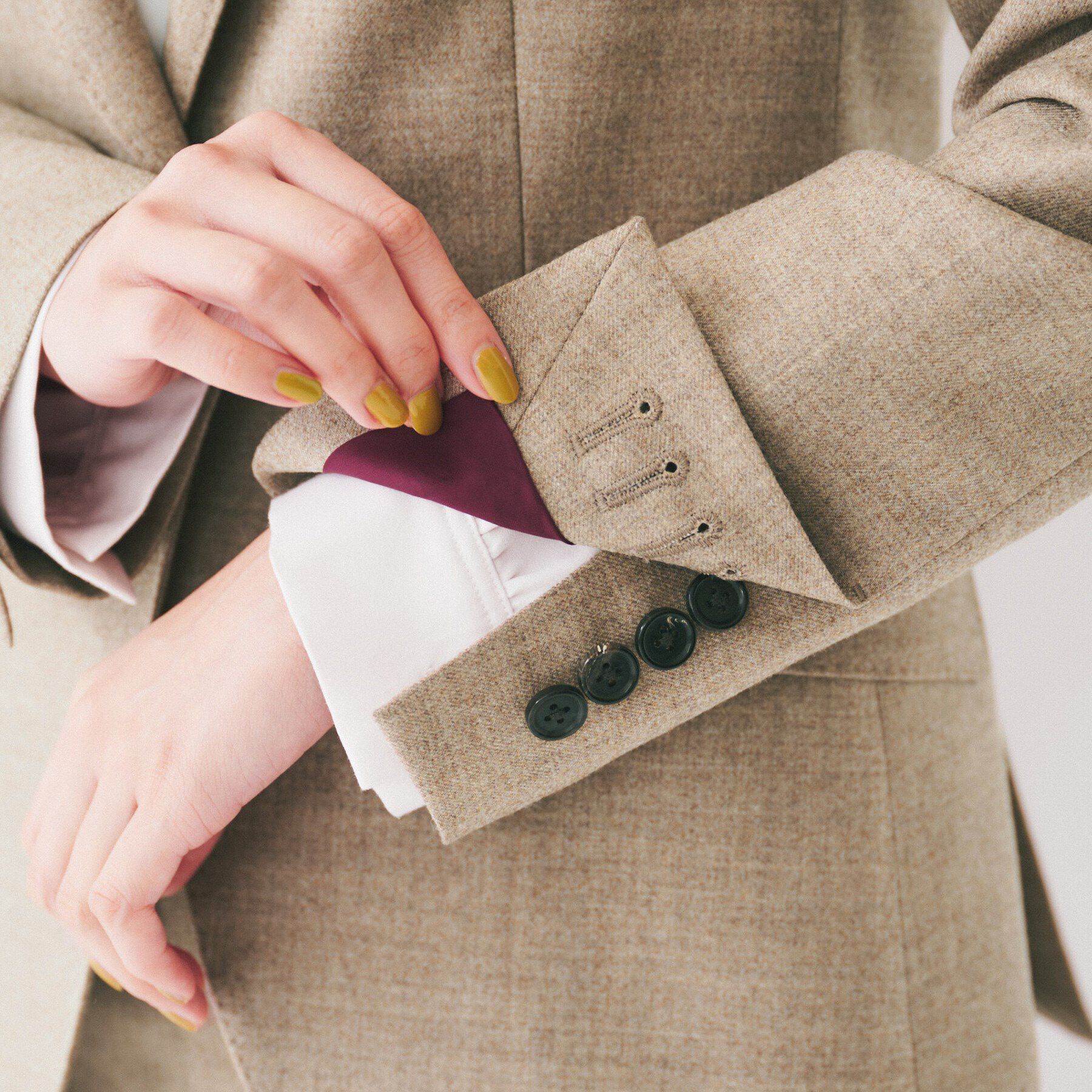 UNTITLED「【日本製/通勤スーツ】ウーステッドフラノ テーラードジャケット」|テーラードジャケット|