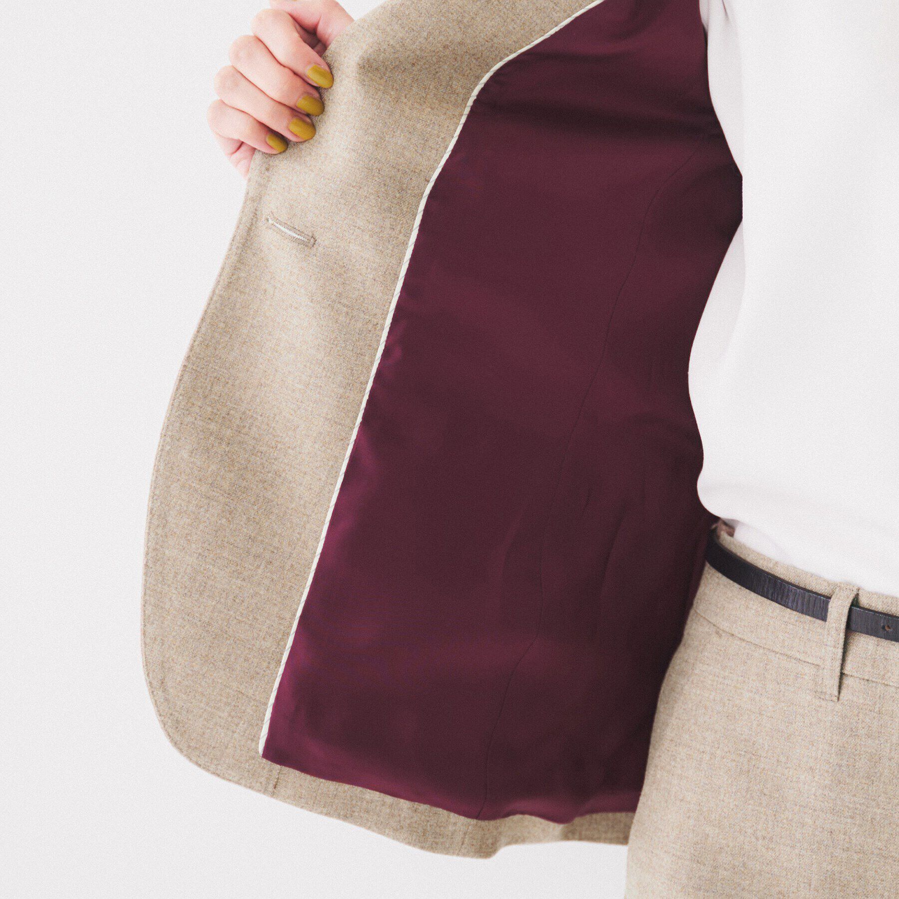 UNTITLED「【日本製/通勤スーツ】ウーステッドフラノ テーラードジャケット」|テーラードジャケット|