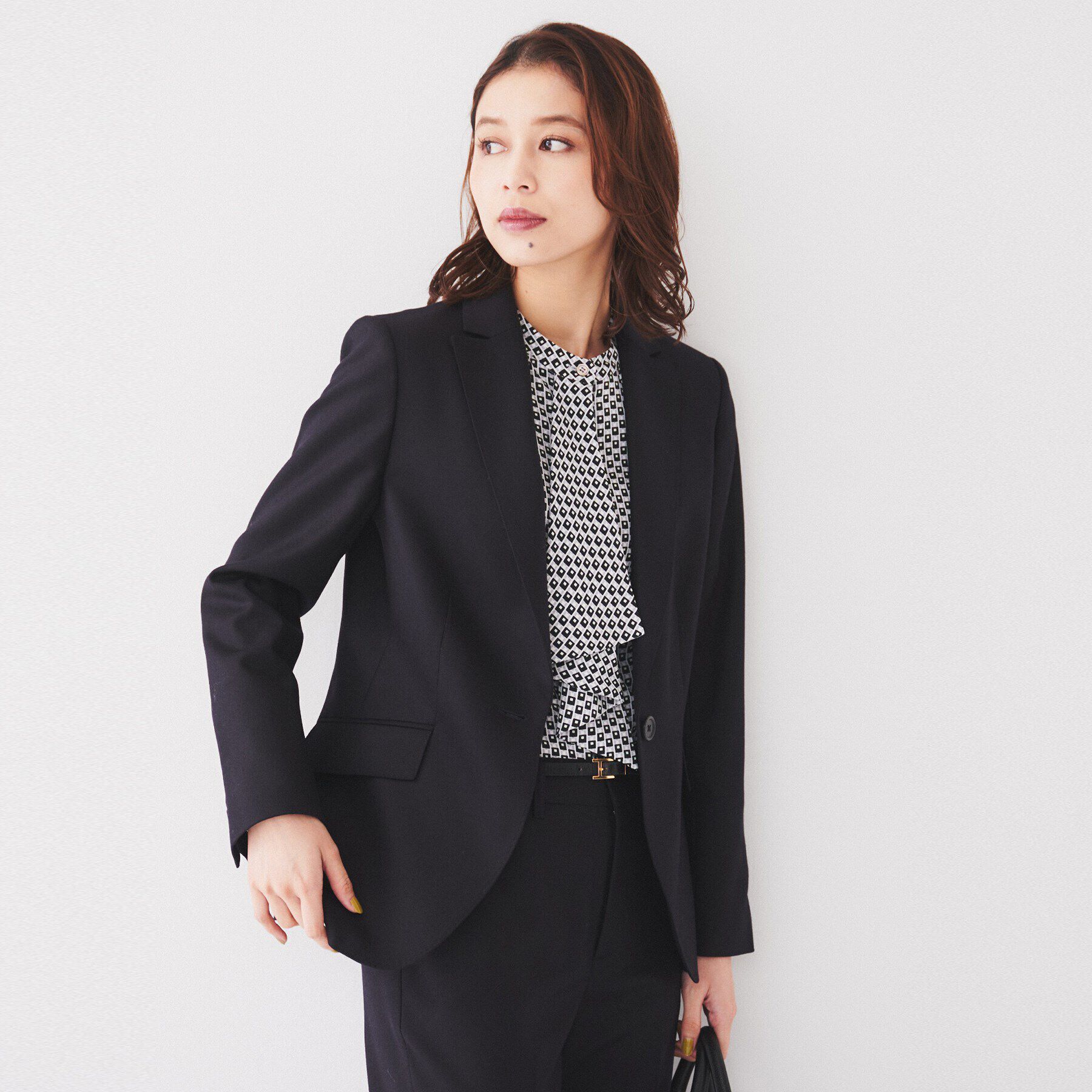 UNTITLED「【日本製/通勤スーツ】ウーステッドフラノ テーラードジャケット」|テーラードジャケット|