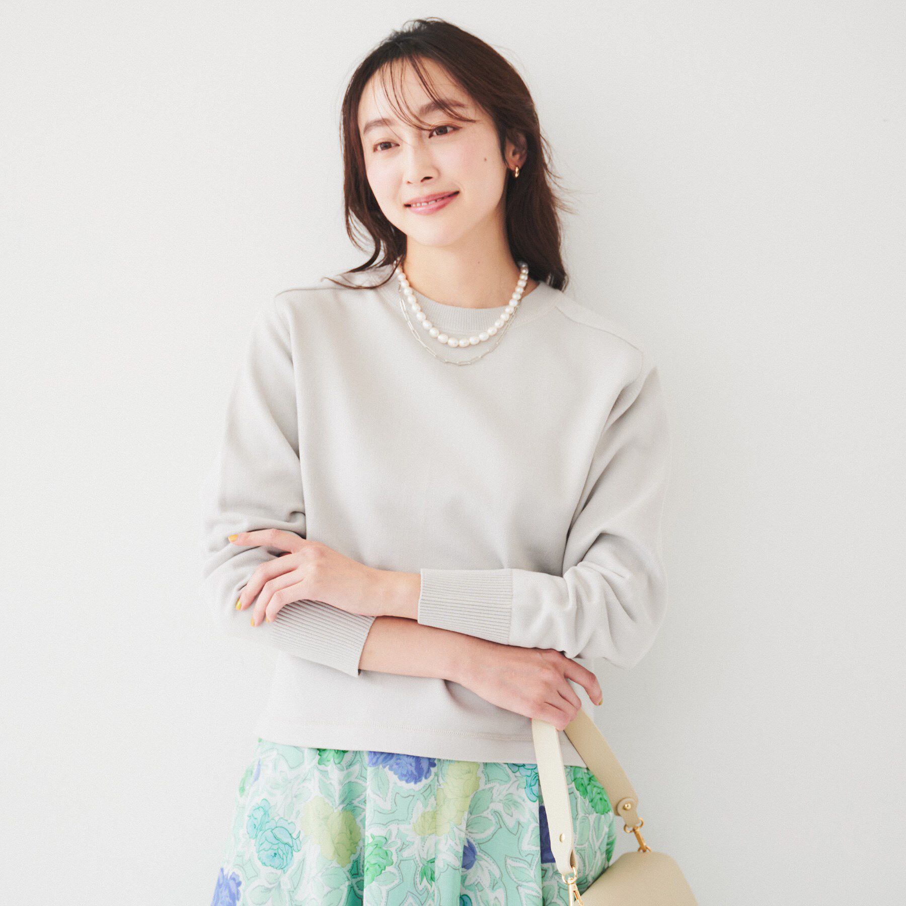 UNTITLED「【オンオフ使える】ドルマンスリーブニット」|ニット・セーター|