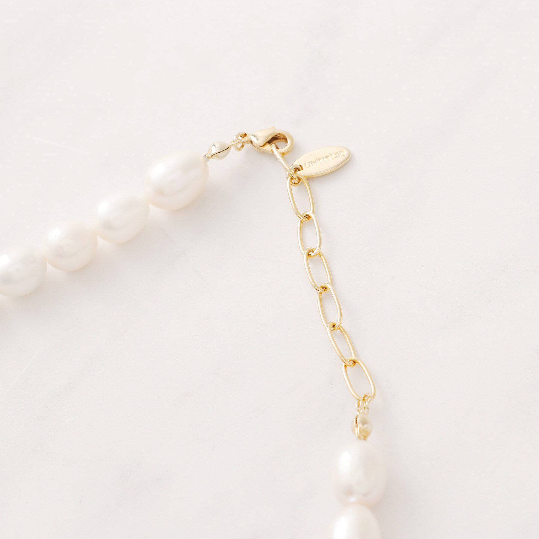 UNTITLED「【セレモニー】淡水パールショートネック」|ネックレス|