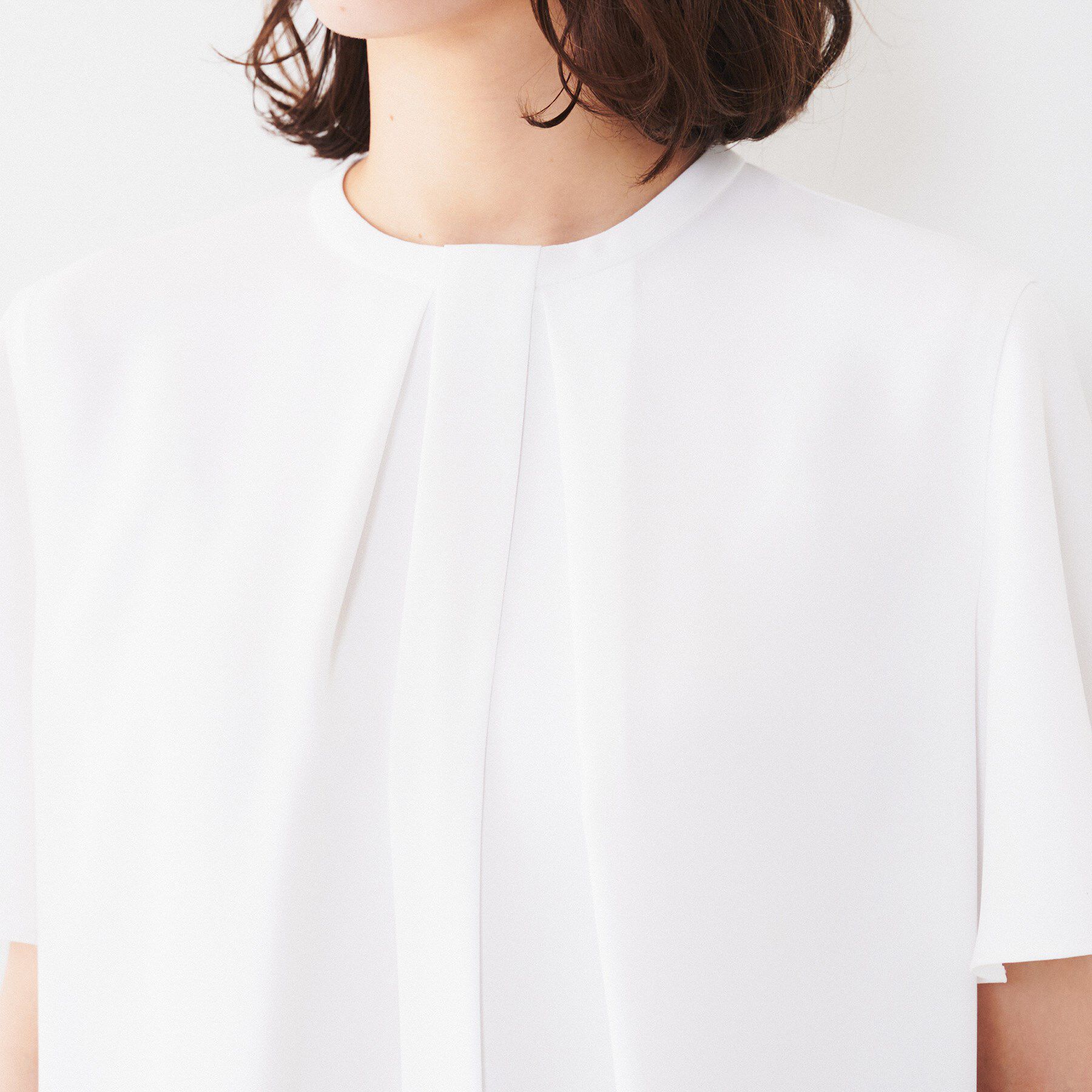 UNTITLED「【通勤／二の腕カバー】メタルパーツブラウス」|シャツ・ブラウス|