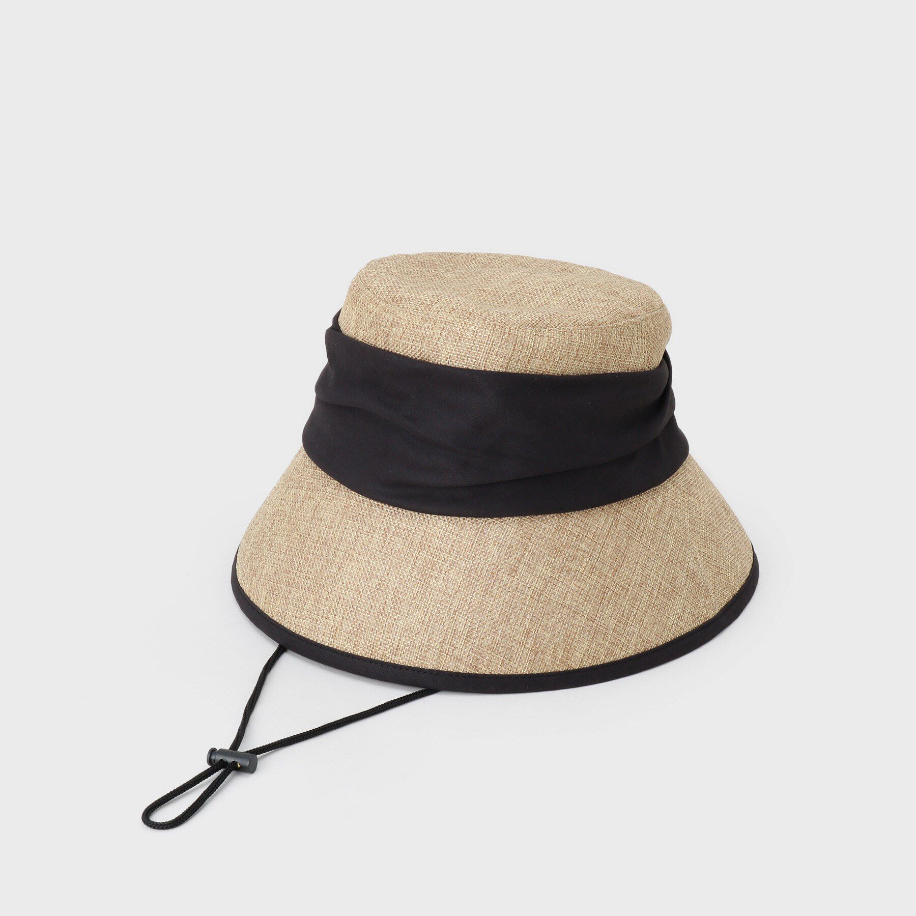 UNTITLED「【接触冷感】ドレープリボンHAT」|ハット|オフホワイト(003