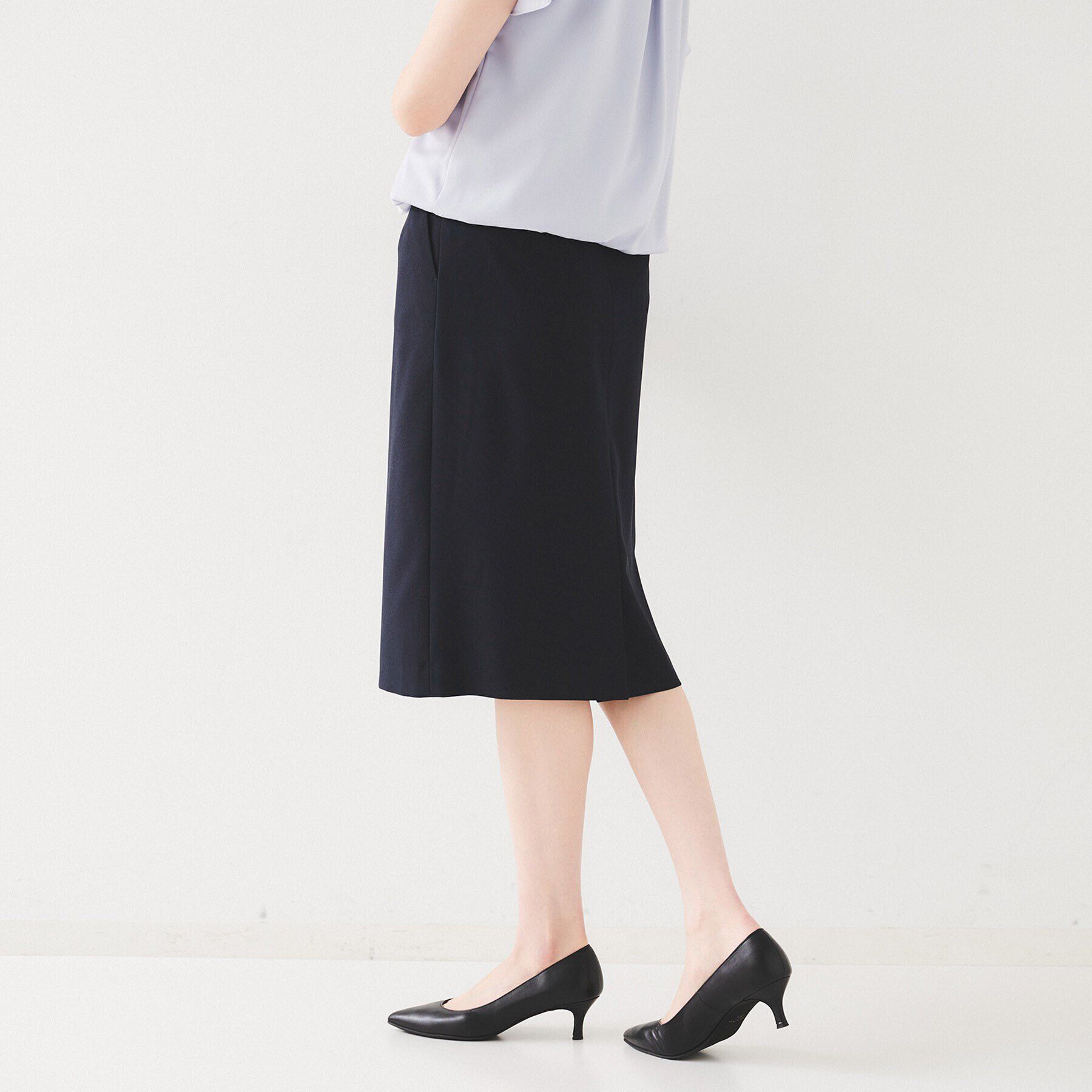 UNTITLED「【セットアップ可能】リネンライク タイトスカート」|スカート|