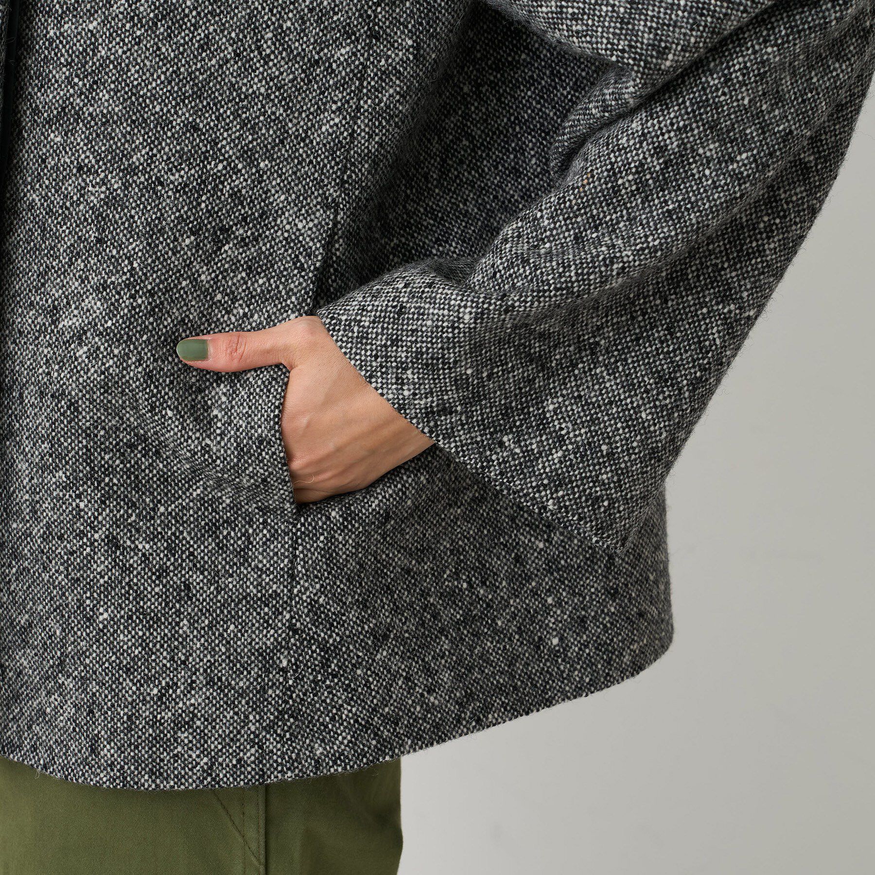 UNTITLED「【スタンドカラー/オンオフ使える】クラシカルツイードコート」|その他|