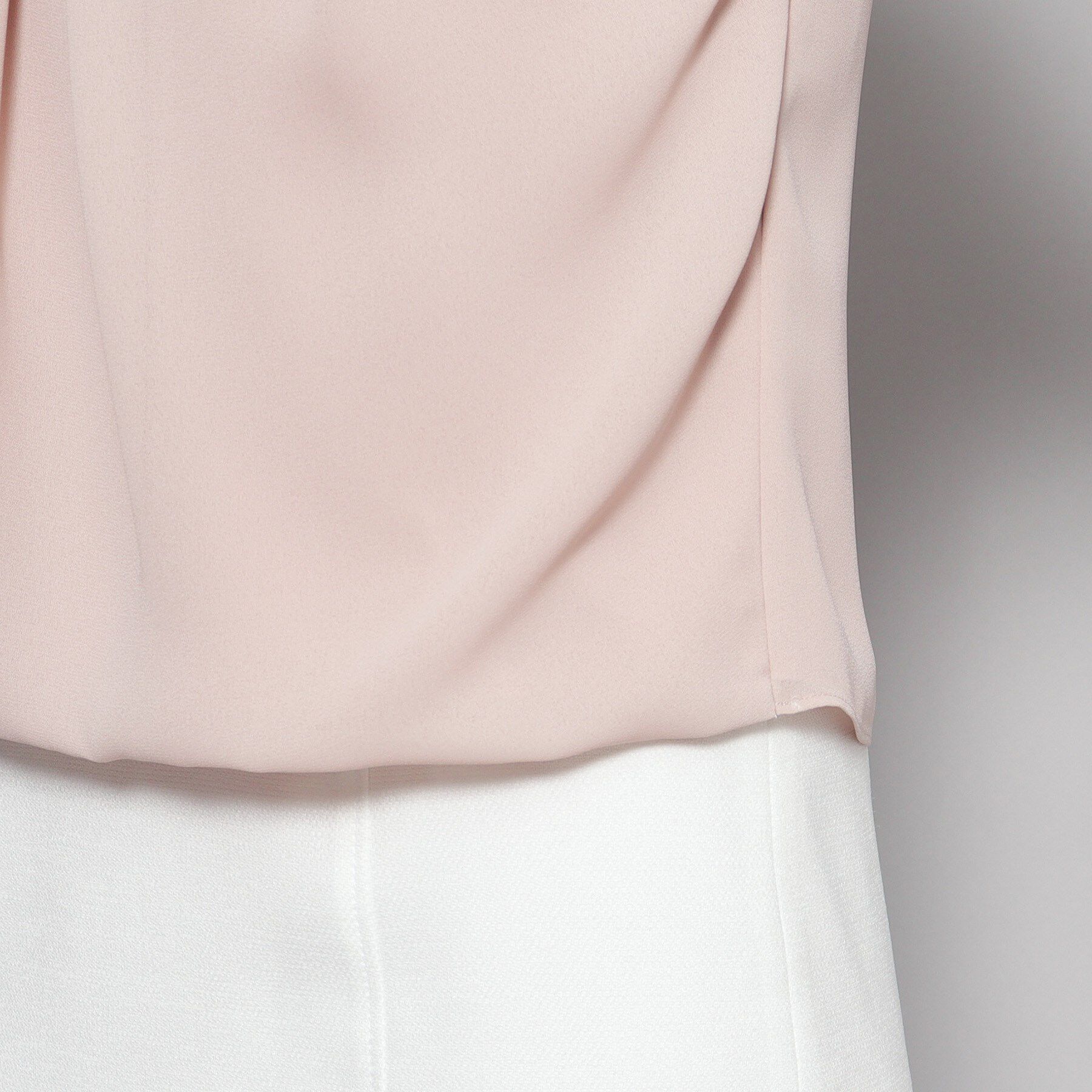 COUP DE CHANCE「【洗える／日本製】フロントタック半袖デザインブラウス」|シャツ・ブラウス|