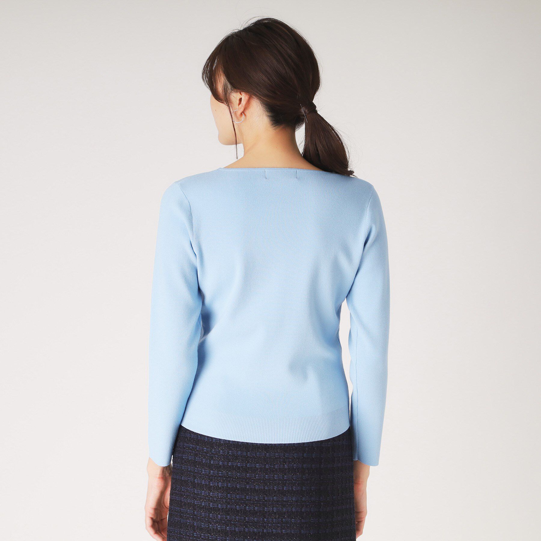 COUP DE CHANCE「【洗える】ビジューニットプルオーバー」|ニット・セーター|