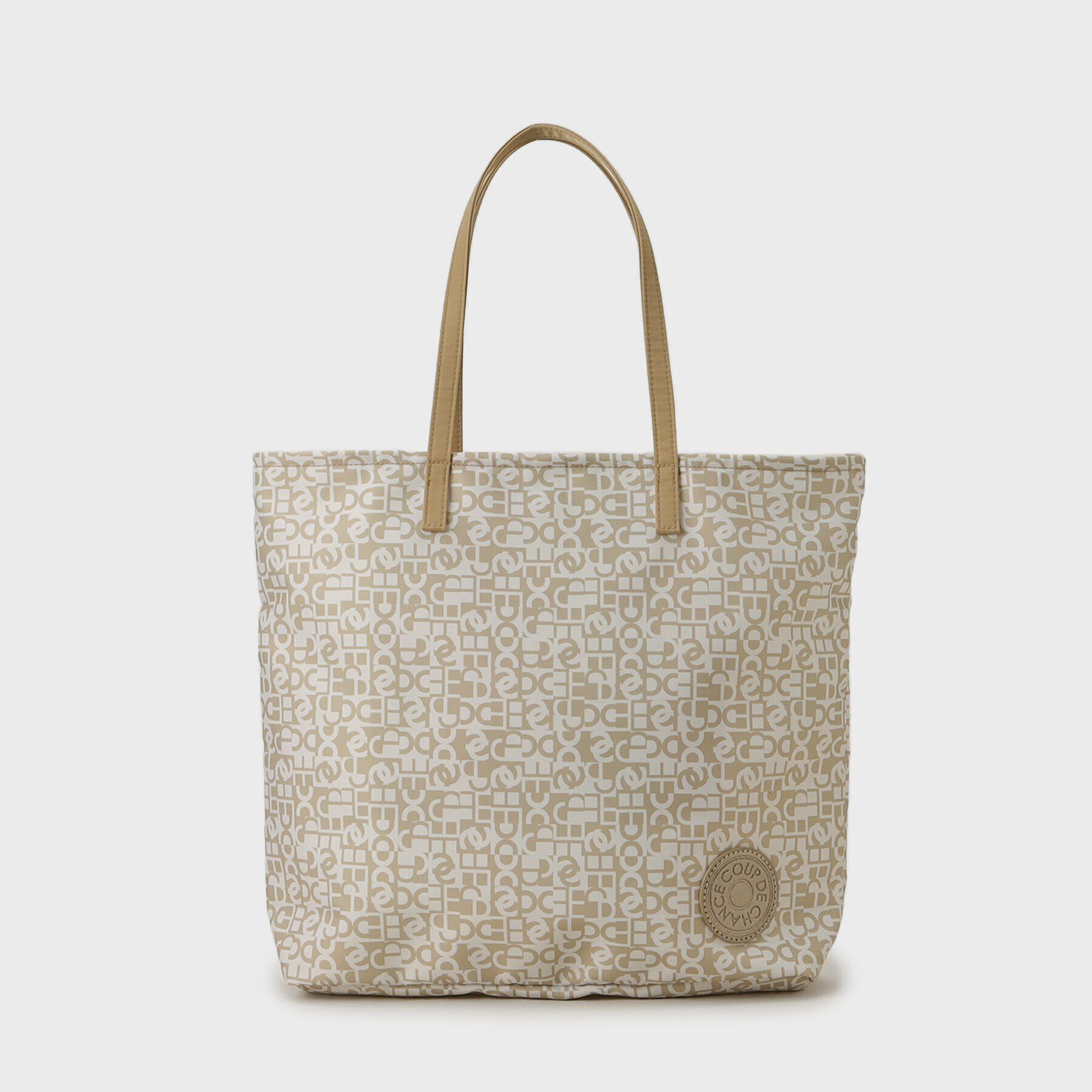 COUP DE CHANCE「ロゴトート」|トートバッグ|グレージュ(050)