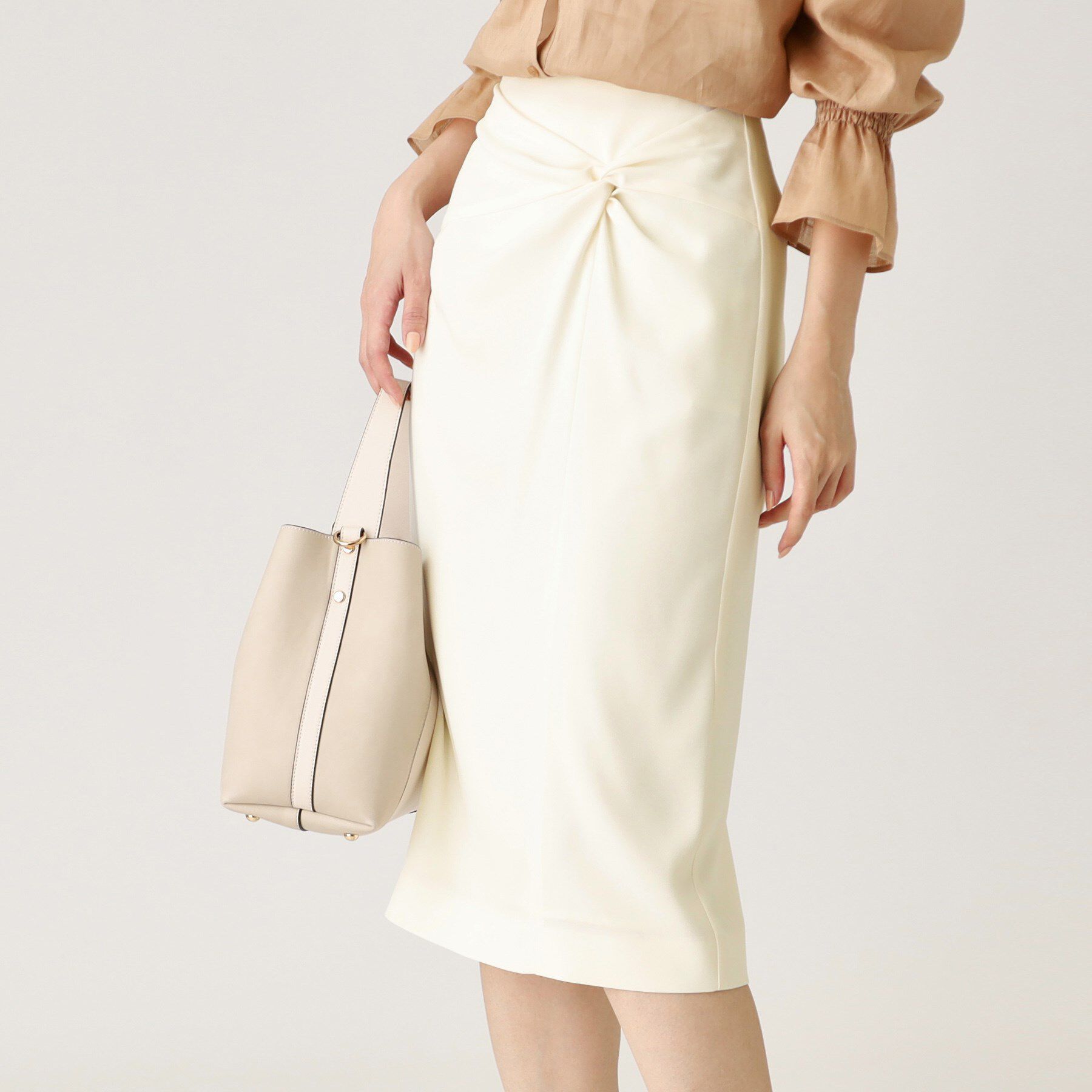 COUP DE CHANCE「【日本製】ねじりデザインスカート」|スカート|