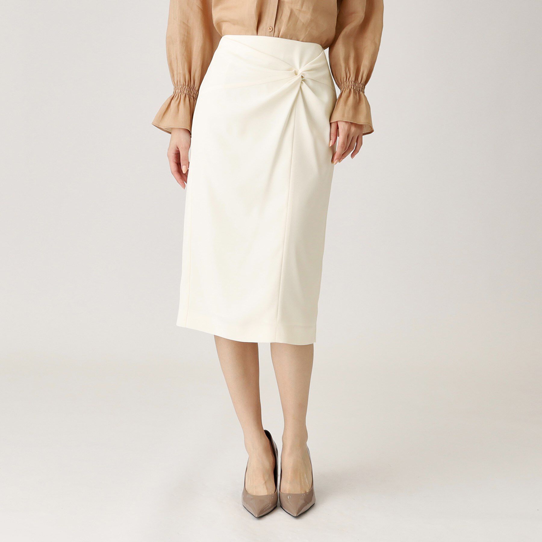 COUP DE CHANCE「【日本製】ねじりデザインスカート」|スカート|