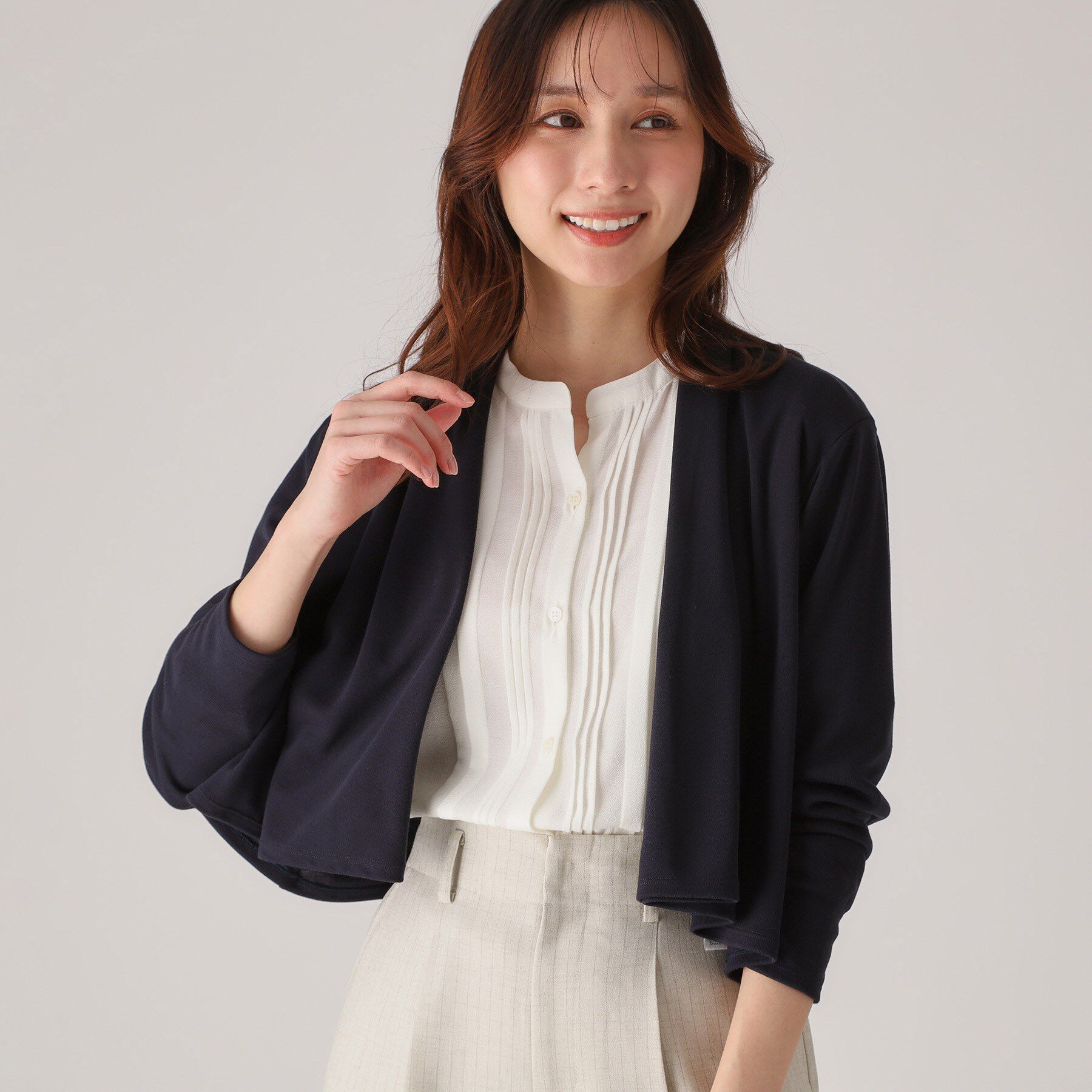 COUP DE CHANCE「【洗える／日本製】ショート丈カーディガン」|カーディガン|